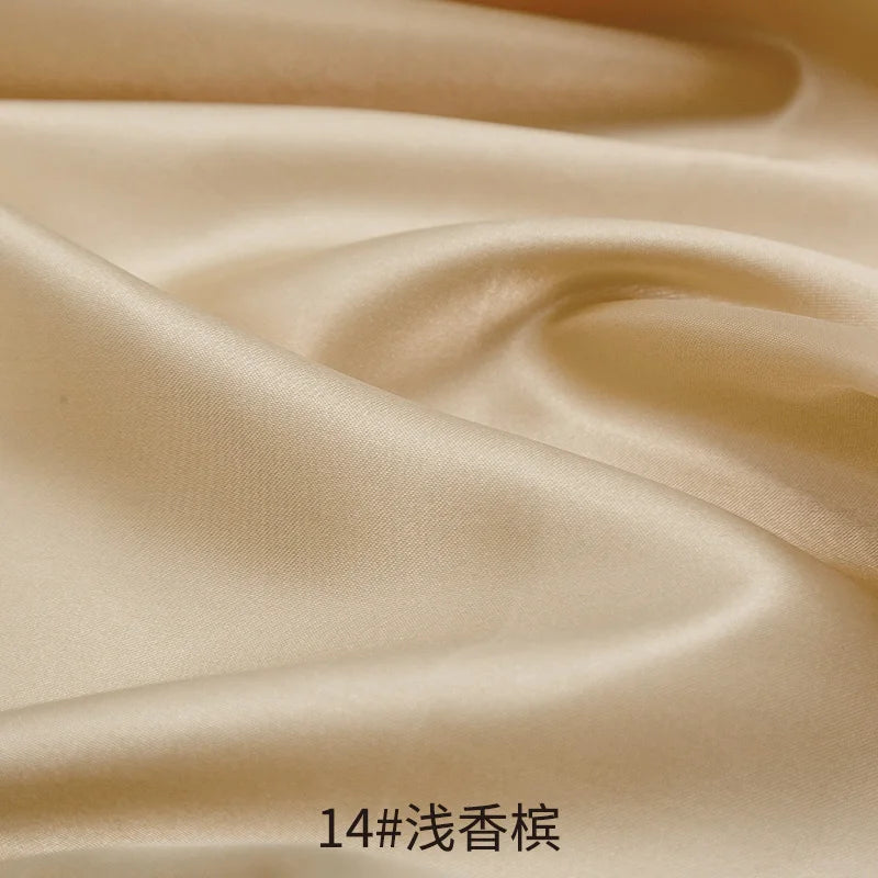 26 Colors Satin Fabric By The Meters Skirt Lining Material Wedding Decoration Fabric Box Lining DIY Clothing Sewing Background