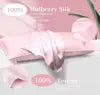 22mm 100% Pure Mulberry Silk Pillowcase and Tencel Lyocell Eucalyptus Fiber Soft Zipper Bright Glossy Real Silk Pillow Case