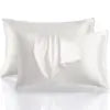 22 Momme 100%silk Pillowcase Set Pure Throw Silk Satin Pillow Case for Woman