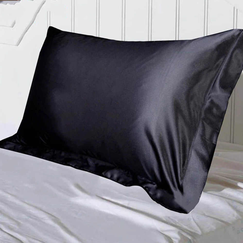 2PCS 100% Mulberry Silk Pillowcase Real Silk Pillowcase Pure Natural Silk Pillowcase Standard Queen King Size Pillow Case