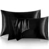 22 Momme 100%silk Pillowcase Set  Pure Throw Silk Satin Pillow Case for Woman