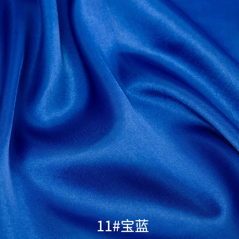 26 Colors Satin Fabric By The Meters Skirt Lining Material Wedding Decoration Fabric Box Lining DIY Clothing Sewing Background