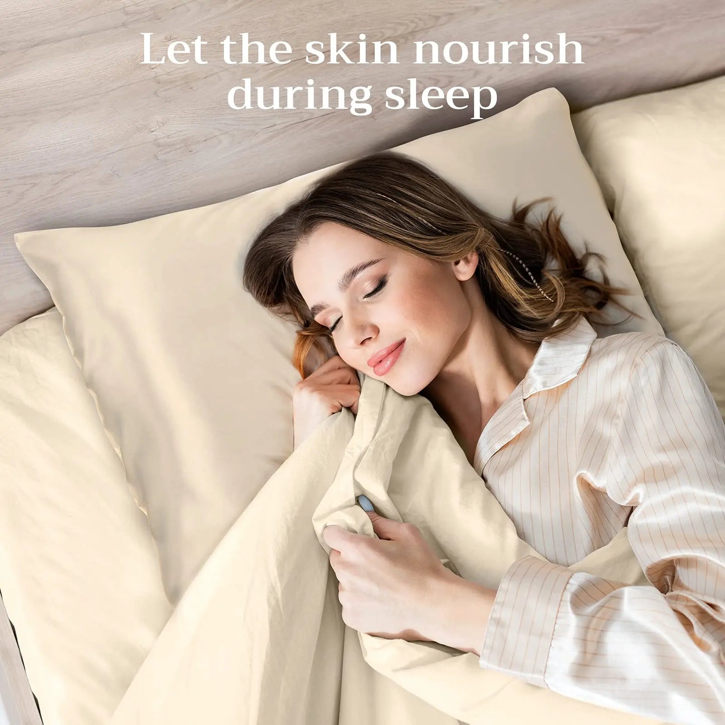 22mm 100% Pure Mulberry Silk Pillowcase and Tencel Lyocell Eucalyptus Fiber Soft Zipper Bright Glossy Real Silk Pillow Case