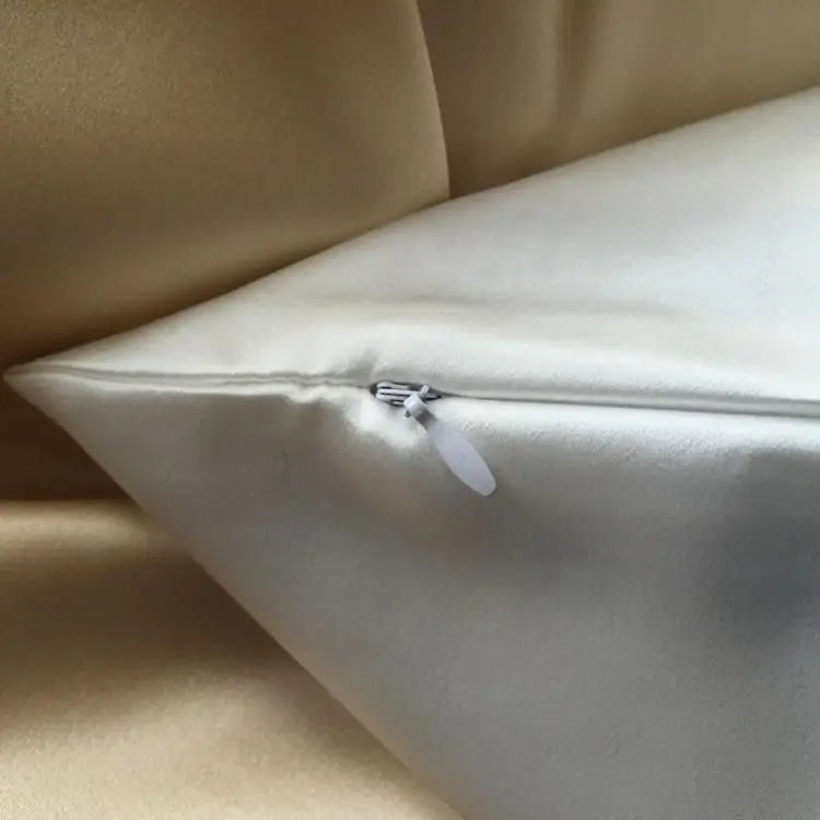 22 Momme 100%silk Pillowcase Set  Pure Throw Silk Satin Pillow Case for Woman