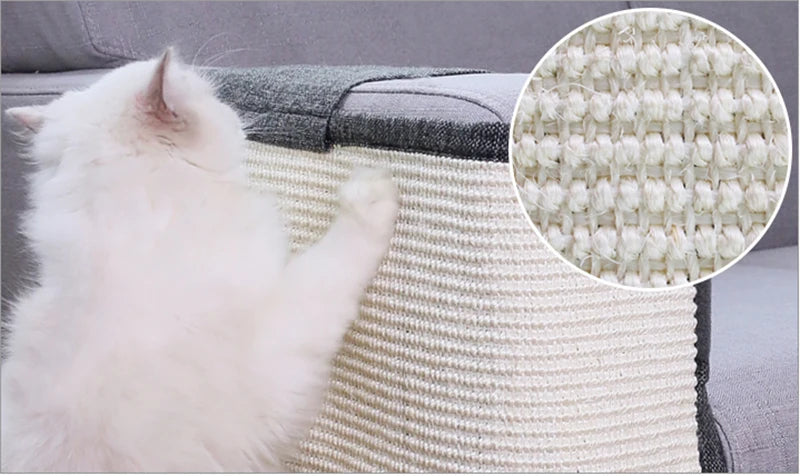 Cat Kitten Pet Toy Scratch Board Pad Sisal products Sofa Furniture Protector Cat Claw Care Product Cats Scratcher Paw Pad