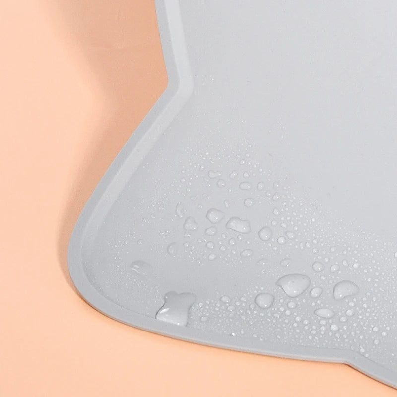 Pet Silicone Food Mat Portable Waterproof Leak-Proof Non-Slip Feeding Mats Bowl Pad Cushion For Cats Dogs Pet Items