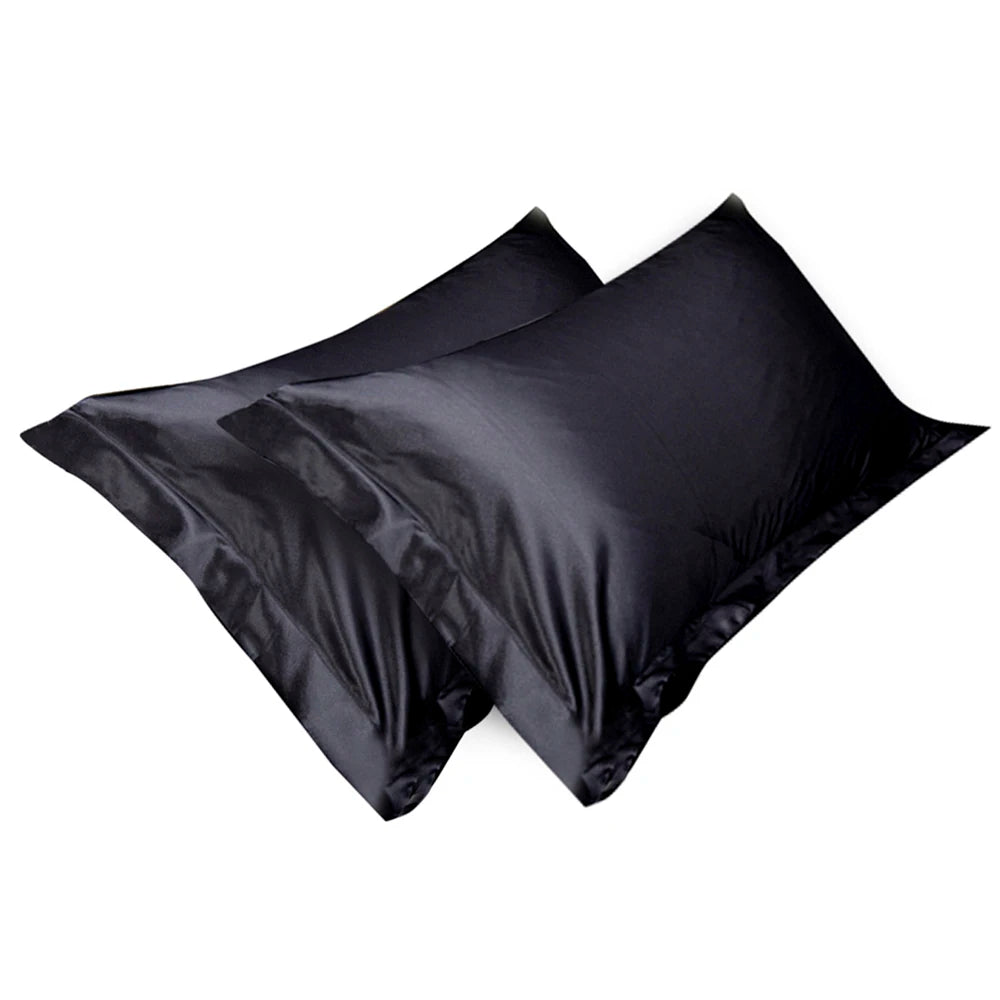 2PCS 100% Mulberry Silk Pillowcase Real Silk Pillowcase Pure Natural Silk Pillowcase Standard Queen King Size Pillow Case