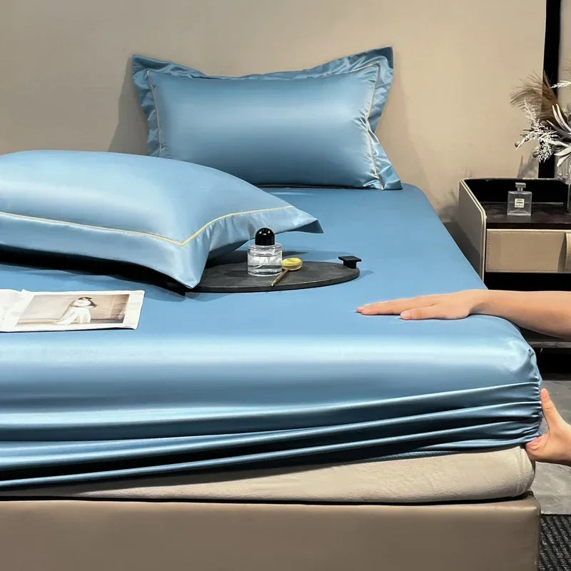 2PC/Set Natural Mulberry Silk Pillowcase Solid Color Envelope Pillow Case Bedding Sleeping Pillow Cover 48X74 Pillow Case Cover