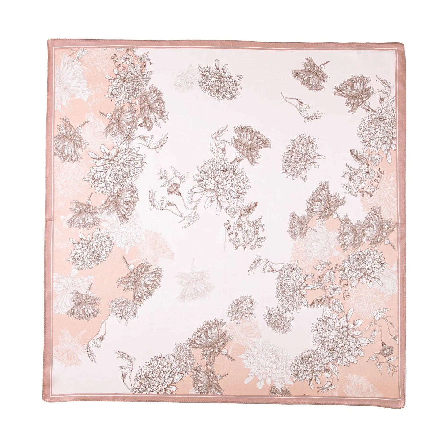 100% mulberry silk scarf fashion high sense versatile small square