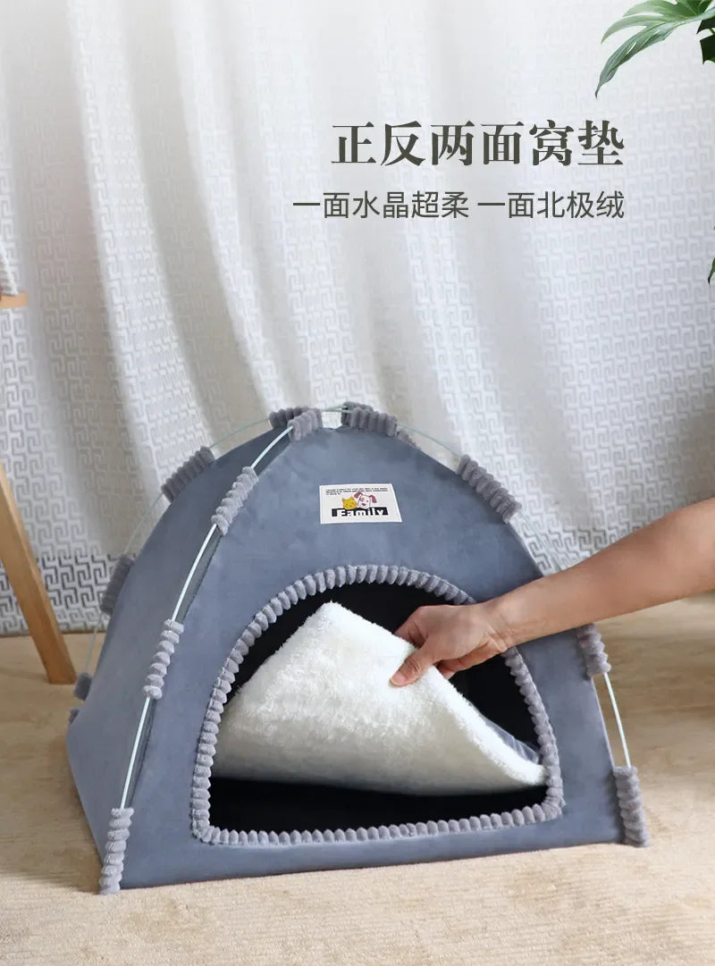 Pet Cat Tent Cave Hut Cat Sleep House For Kitten Puppy Playpen Cage Basket Cat Nesk Kennel Small Dog House Bed Chihuahua