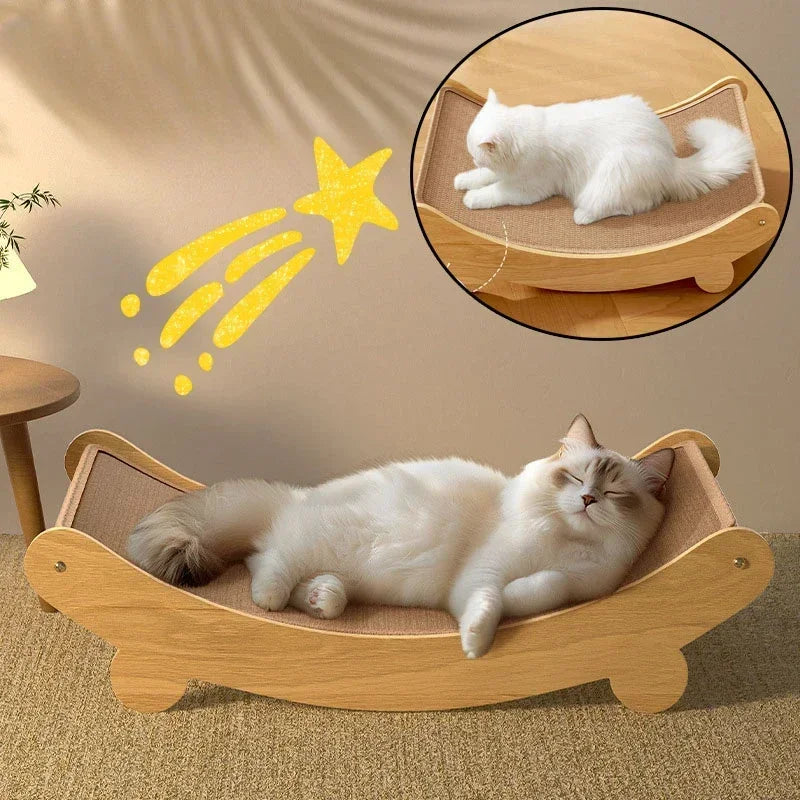 Cat Scratching Pads Wear-resistant Scratch Board Multifunctional Sleeping Bed for Cats Pets Durable Sturdy Moisture-proof Design