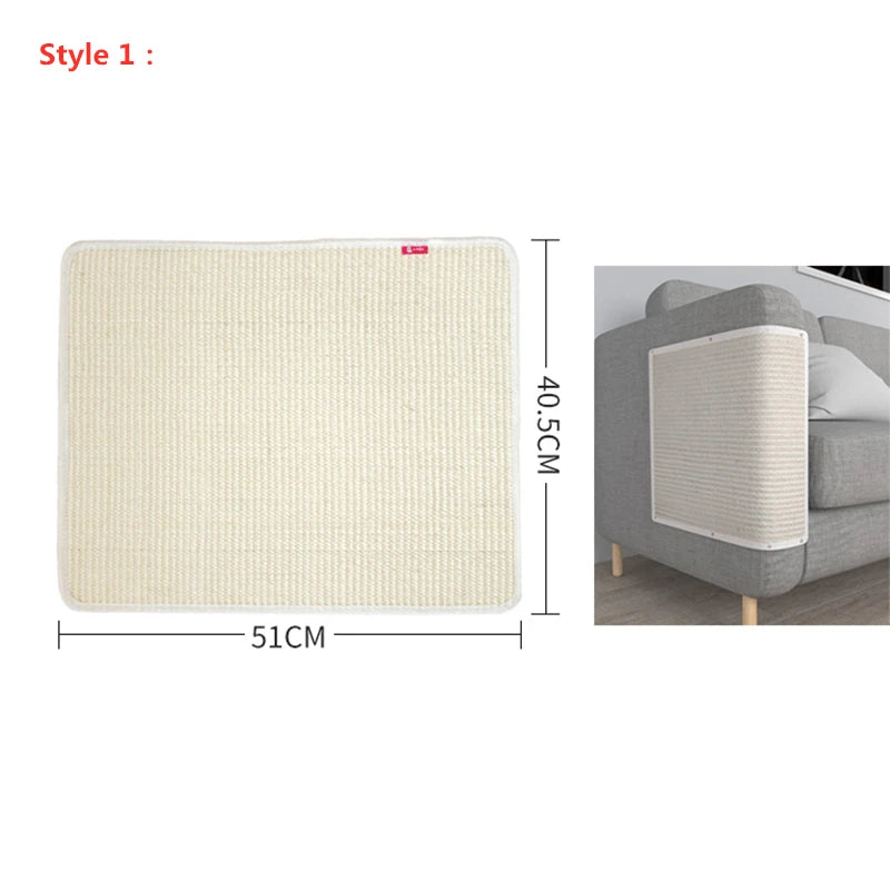 Cat Kitten Pet Toy Scratch Board Pad Sisal products Sofa Furniture Protector Cat Claw Care Product Cats Scratcher Paw Pad