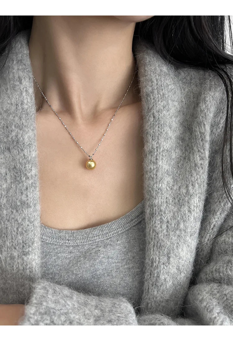 Pearl Necklace for Women 2025 New Style Simple Temperament Collarbone Chain Niche High-end Feeling