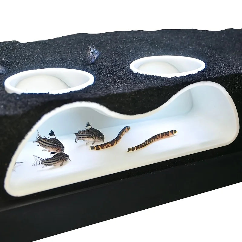 Benthic organisms, underground slopes, caves, double hole aquariums, aquariums, scenic hiding places, cave aquariums, decorative