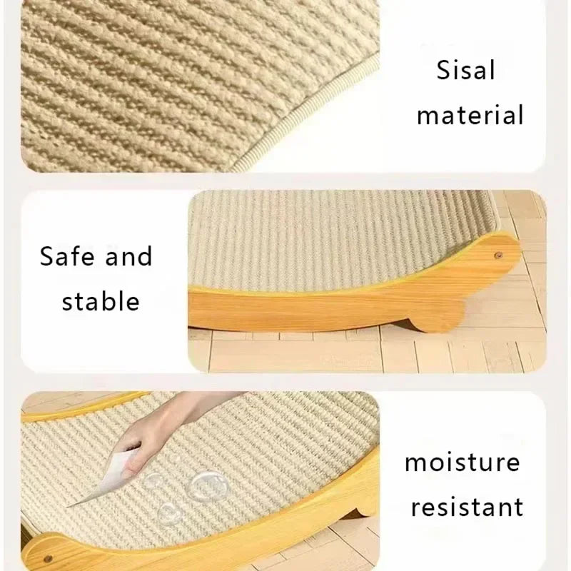 Cat Scratching Pads Wear-resistant Scratch Board Multifunctional Sleeping Bed for Cats Pets Durable Sturdy Moisture-proof Design