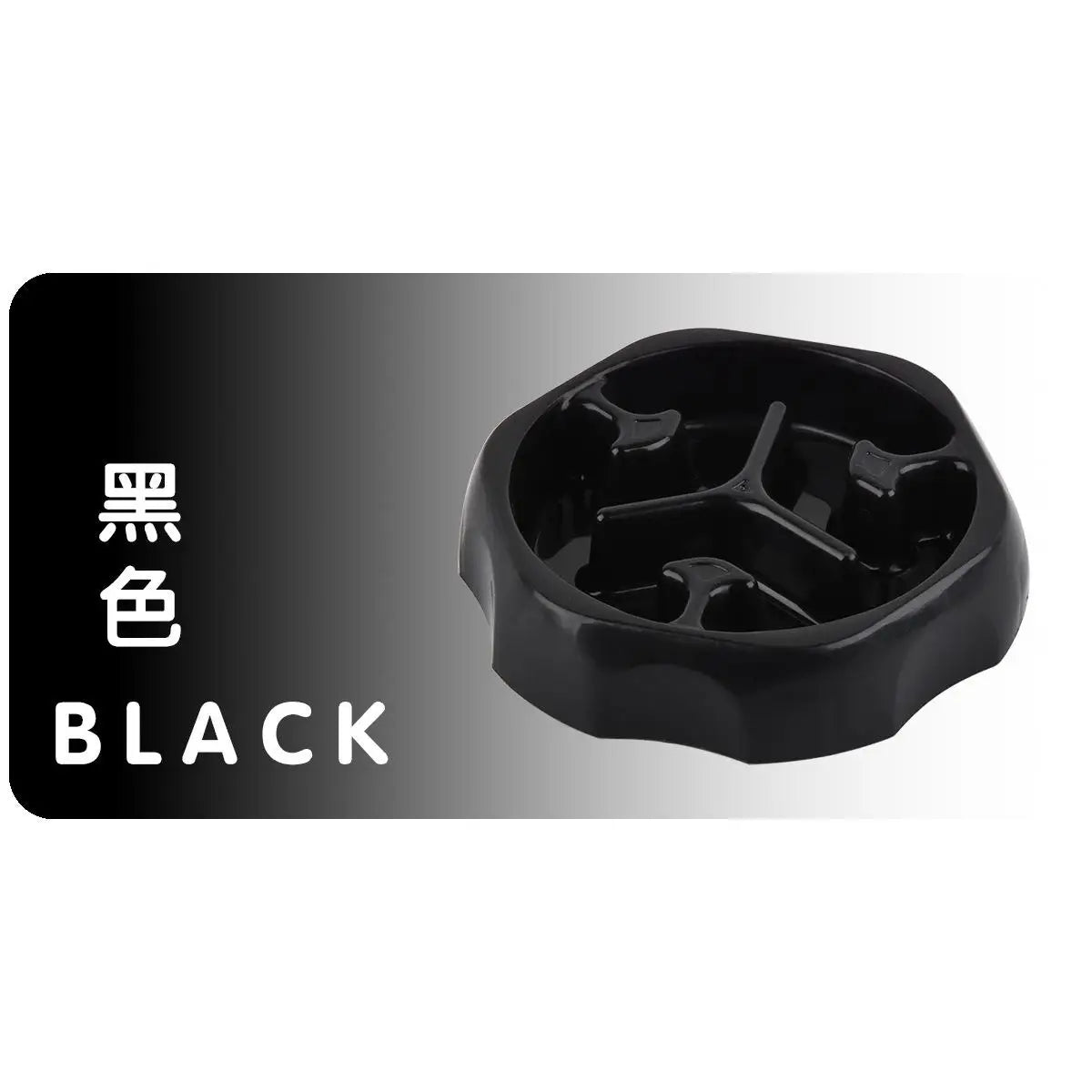 Anti-Overturning Slow Food Bowl for Dogs And Cats Puppy Pet Supplies round Design Anti-Choking PP Material Wholesale