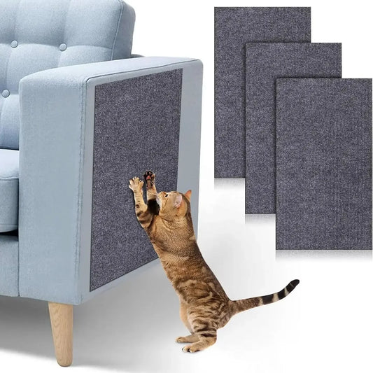 Cat Scratcher Cats Scratcher Pad Board Protection Trimmable Self-adhesive Carpet Corner Wall DIY Cat Scratch Mat  Sofa Protector