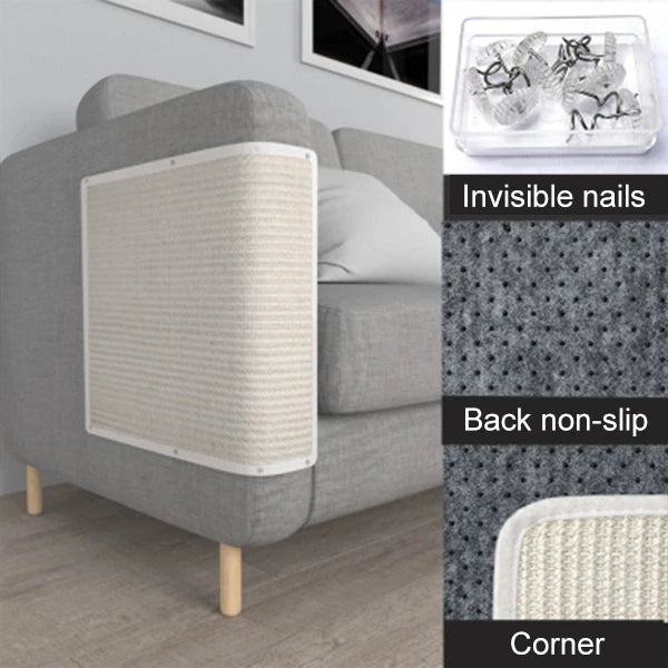Cat Kitten Pet Toy Scratch Board Pad Sisal products Sofa Furniture Protector Cat Claw Care Product Cats Scratcher Paw Pad
