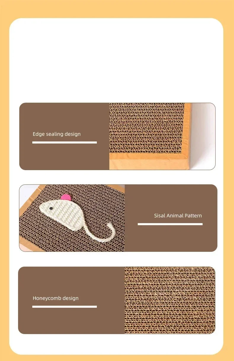 Cat Scratching Board Mat Scraper Claw Paw Toys Cat Scratcher Equipment Kitten Product Abreaction Furniture Protector Cat Toys