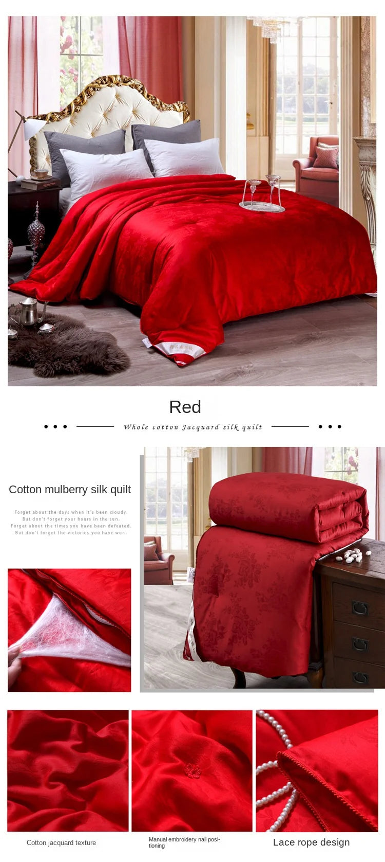 Mulberry Silk Quilts For Beds Natural Mulberry Silk Spring Winter Blanket Comforters Twin Queen King Single Double Size Quilts