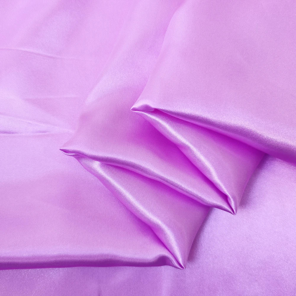 Solid Satin 58" Wide | 1Meter | 2Meters | 5Meters | Silky Charmeuse Scarf Craft DIY Fabric Purple