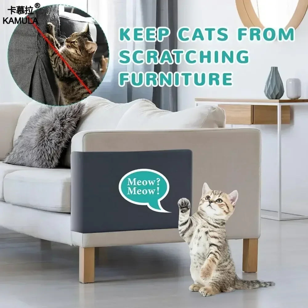 Cat Scratcher Cats Scratcher Pad Board Protection Trimmable Self-adhesive Carpet Corner Wall DIY Cat Scratch Mat  Sofa Protector